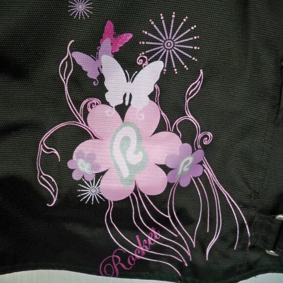 Joe Rocket Women's Motorcycle Textile Jacket Black Pink Butterfly SZ M SUPERB - Picture 5 of 12